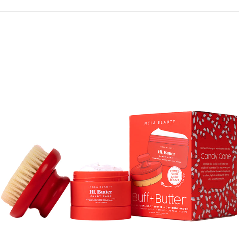 NCLA BEAUTY | Candy Cane Buff & Butter Gift Set