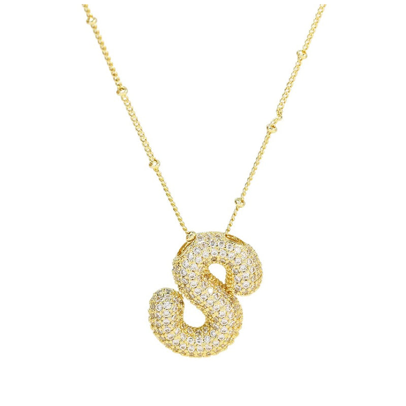 savvy-bling-balloon-bubble-cz-initial-necklace-s