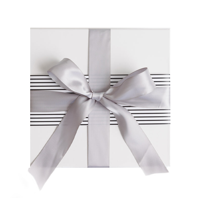 BELLE & BLUSH GIFT BAR | B&W Stripes - Silver