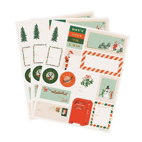 Rifle Paper Co. Winter Floral Stickers & Labels | Paper Source