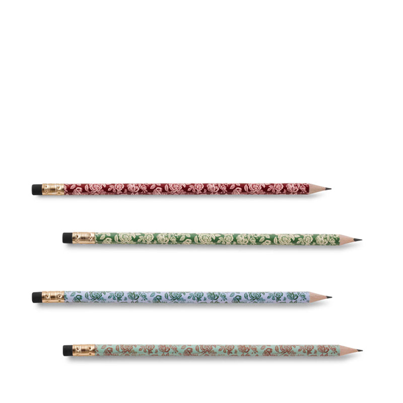 rifle-paper-english-rose-writing-pencils-4-color-variations