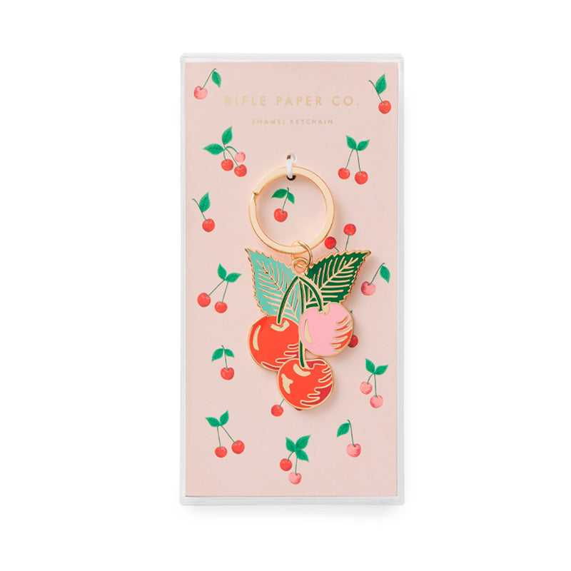 rifle-paper-cherries-keychain