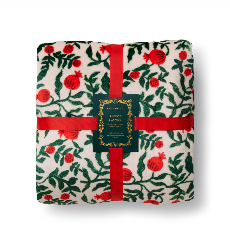 rifle-paper-christmastide-pomegranate-blanket-folded