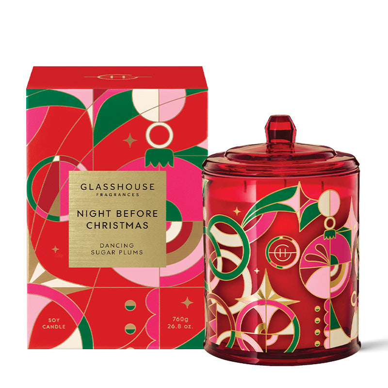 GLASSHOUSE FRAGRANCES | Night Before Christmas Candle