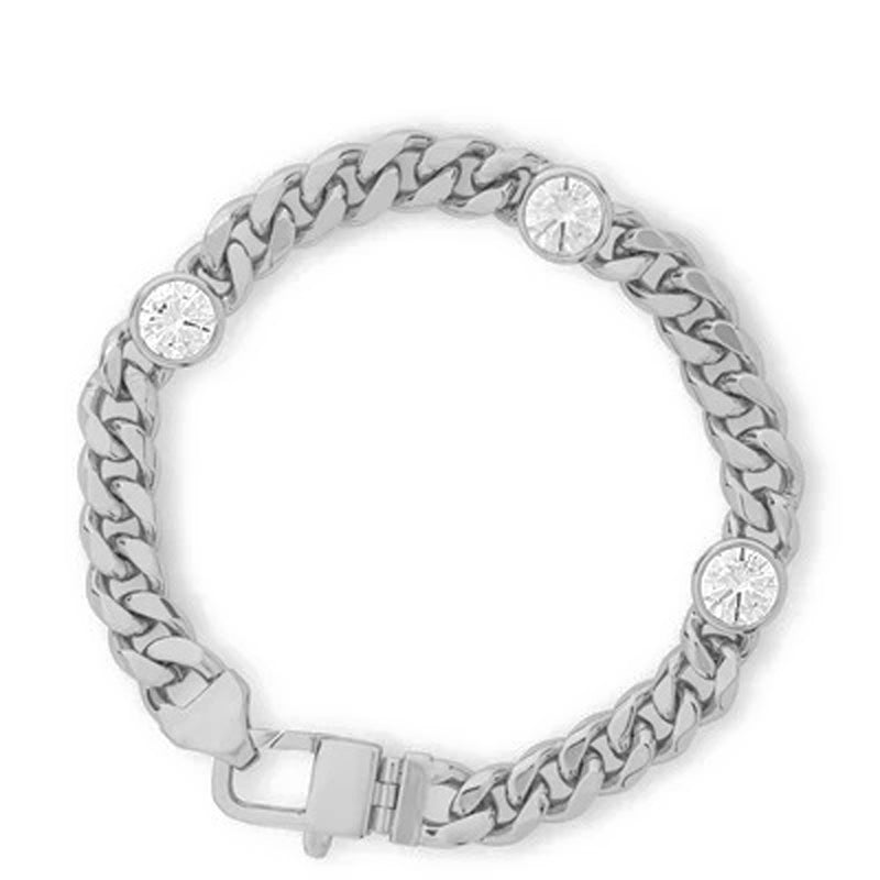 melinda-maria-julian-triple-diamond-cuban-chain-bracelet-silver