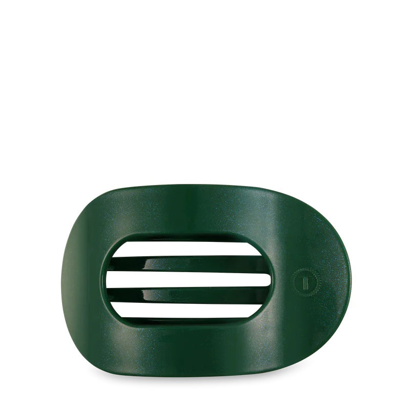 teleties-green-round-flat-clip-medium