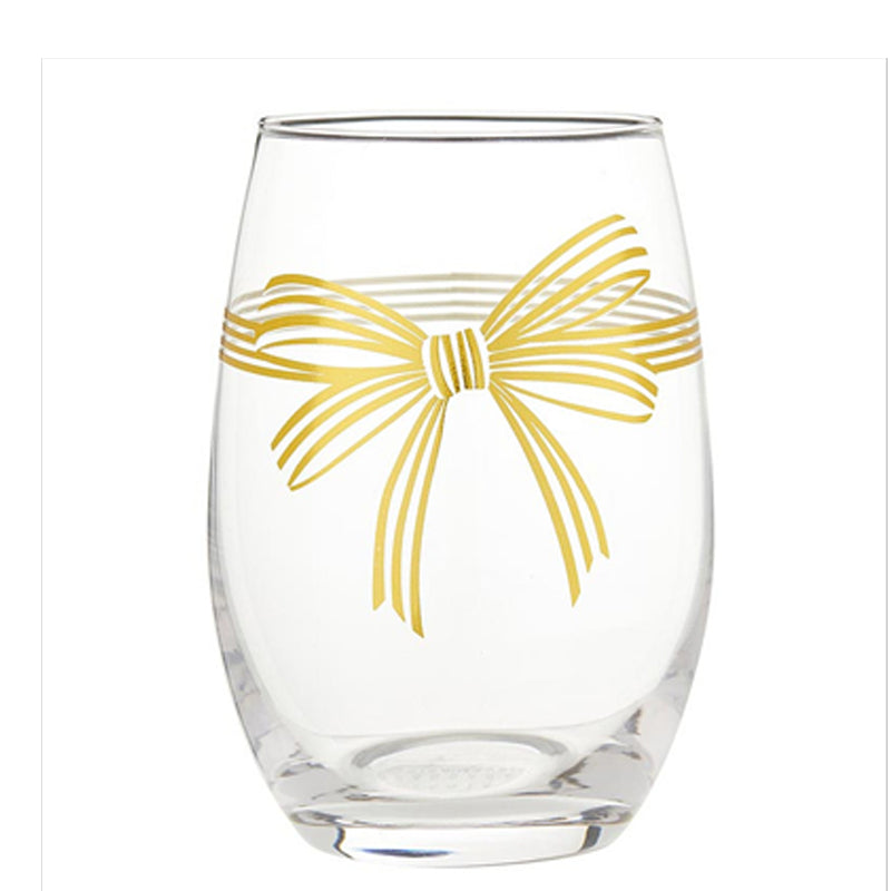 gold-bow-stemless-wine-glass