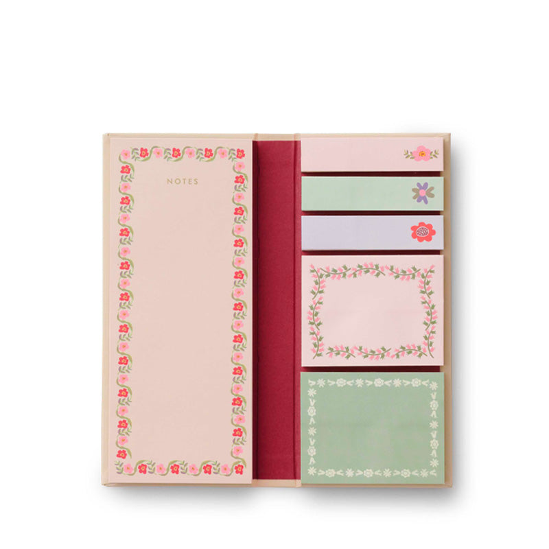 rifle-paper-delphine-sticky-note-folio-interior