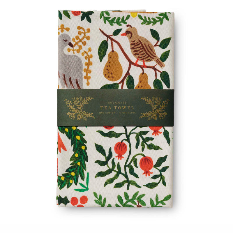 rifle-paper-christmastide-tea-towel