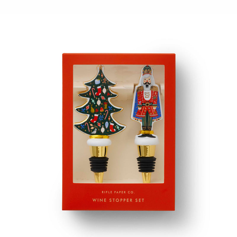 rifle-paper-nutcracker-wine-stopper-set-boxed