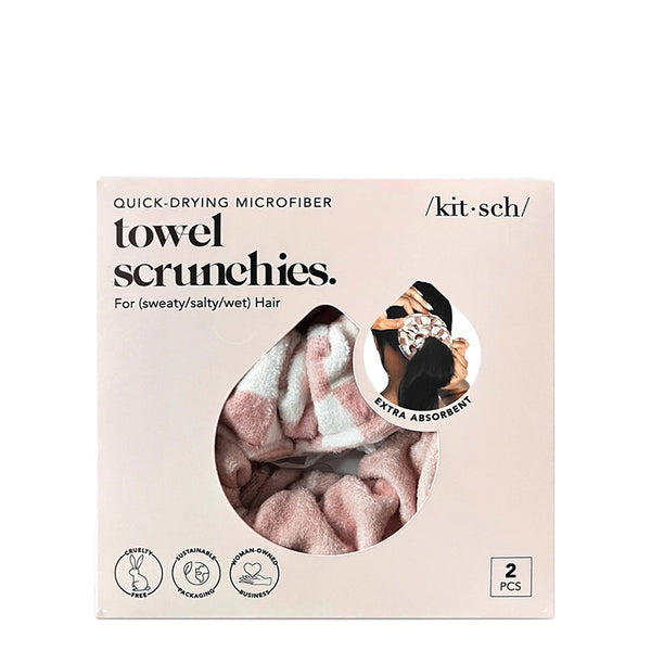Kitsch Microfiber Hair Towel Scrunchie - Ultra Soft Large Scrunchies for  Women
