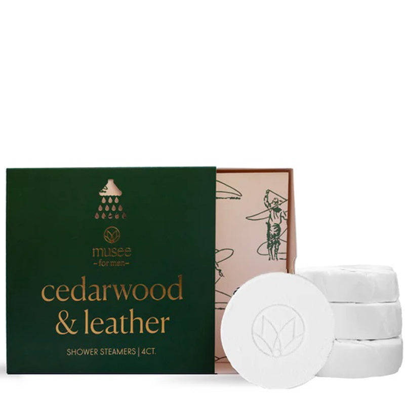 musee-cedarwood-and-leather-shower-steamers