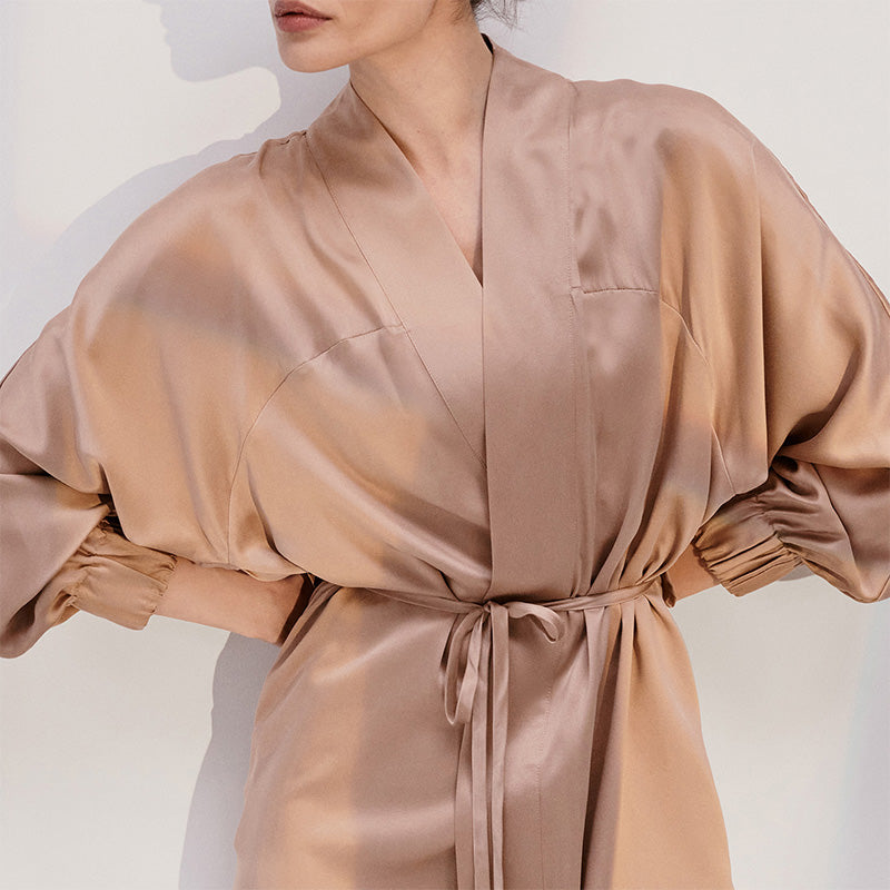 LUNYA  Washable Silk Robe - Core Collection
