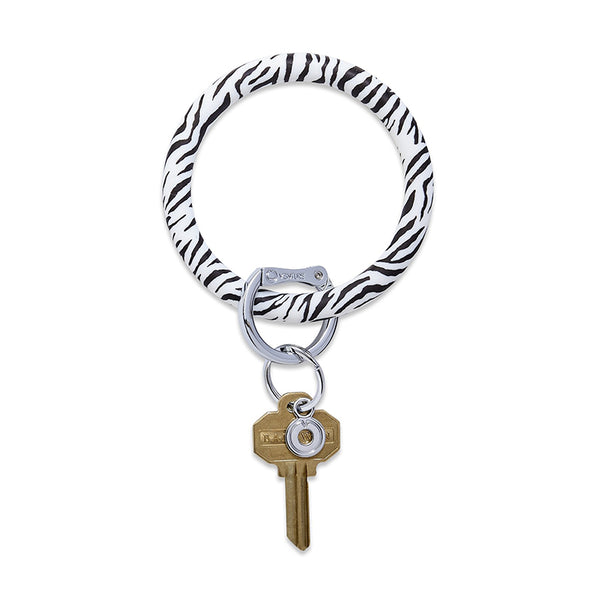 O-VENTURE  Big O Key Ring - Zebra