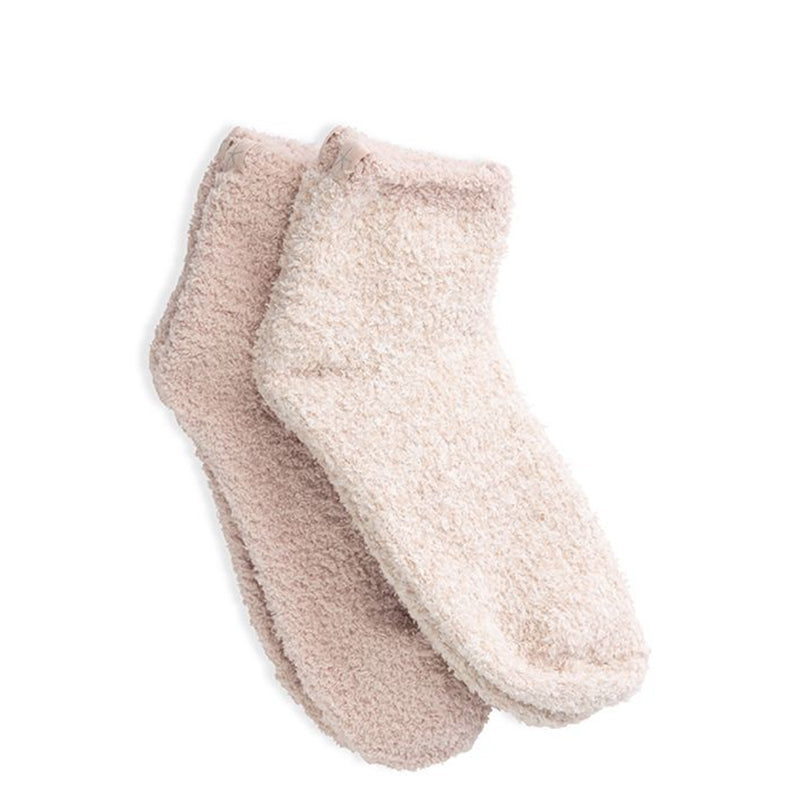 Barefoot Dreams CozyChic 2-Pair Sock Set with Pouch 