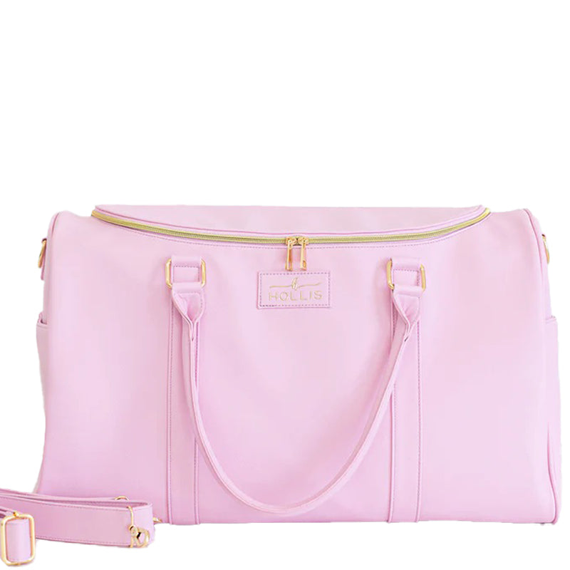 Victorias Secret Weekender Tote Bag Pink Black Gold Cute Sexy