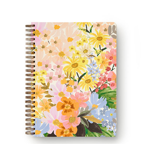 Grandmillennial Botanicals Gold Spiral Bound Watercolor Notebook — Simply  Jessica Marie