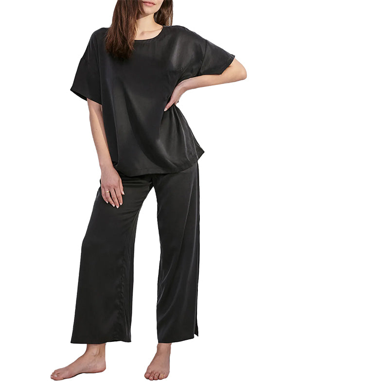Lunya Washable Silk Deep-V Pajama Set
